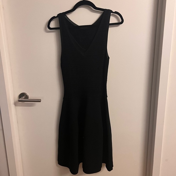 Theory Black wool dress a line - Picture 2 of 4